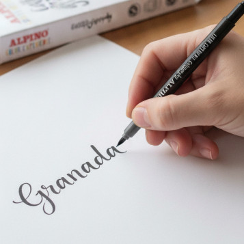 ▷ ROTULADORES ALPINO 6 UDS COLOR EXPER CALLIGRAPHY | Taine - Imagen 2