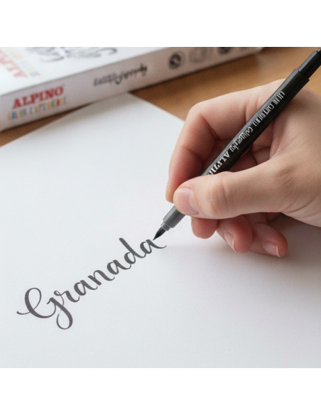 ▷ ROTULADORES ALPINO 6 UDS COLOR EXPER CALLIGRAPHY | Taine - Imagen 2