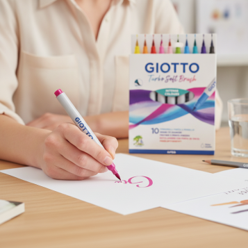 ▷ ROTULADORES TURBO 10 UDS SOFT PINCEL LETTERING | Taine - Imagen 2