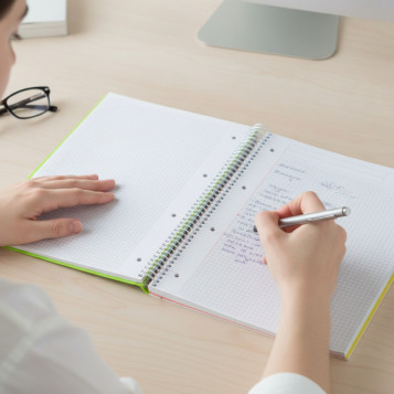 ▷ CUADERNO PACSA MICROP A5 120H 100G 5X5 FIRST CLASS | Taine - Imagen 2