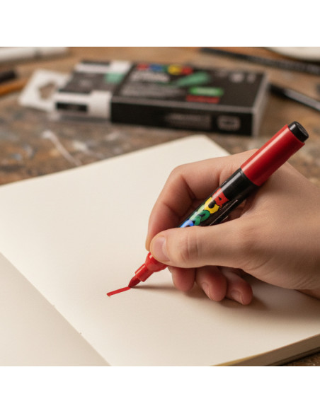 ▷ SET ROTULADORES POSCA 4 UDS PC5M NAVIDAD | Taine - Imagen 2