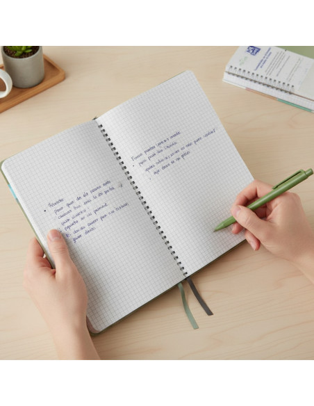 ▷ CUADERNO OXFORD OXFNAT A5+ 80HJ 5X5 TD | Taine - Imagen 2