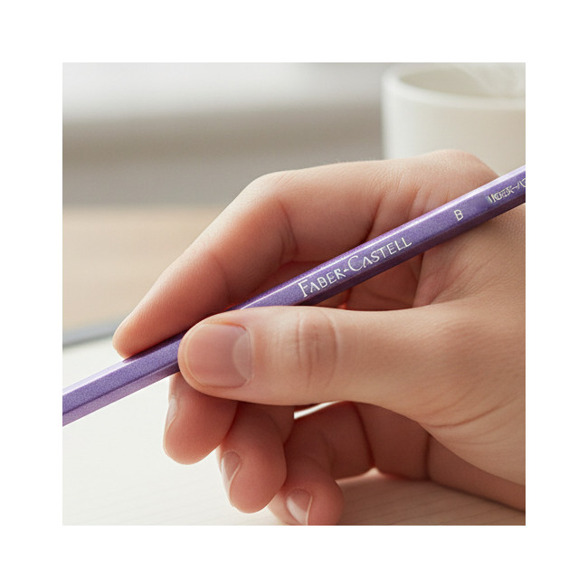 ▷ LAPIZ FABER CASTELL SPARKLE PERLADO VIOLETA | Taine - Imagen 2