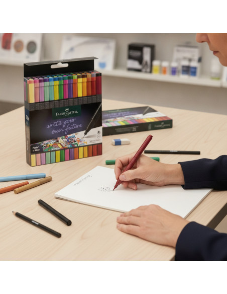 ▷ ROTULADORES FABER CASTELL 30 UDS GRIP FINEPEN | Taine - Imagen 2