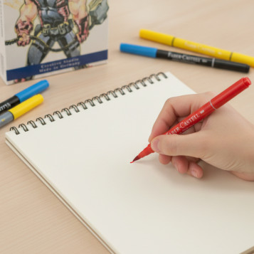 ▷ ROTULADORES FABER CASTELL 11 UDS SET 3D ILUSTRACION DE COMIC | Taine - Imagen 2