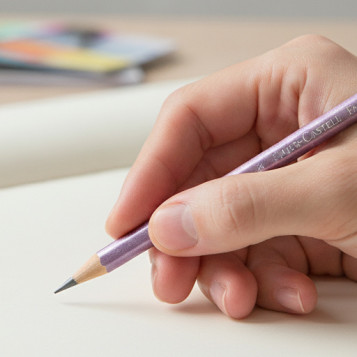 ▷ LAPIZ FABER CASTELL SPARKLE VIOLETA METALIC | Taine - Imagen 2