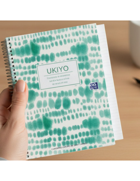▷ CUADERNO OXFORD A6 120HJ LISO JAPANDI | Taine - Imagen 2