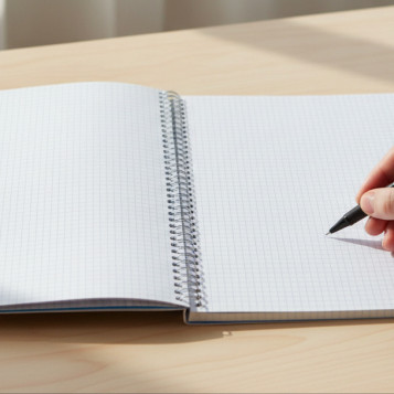 ▷ CUADERNO OXFORD A4 120HJ 5X5 ICE EXPLORER | Taine - Imagen 2