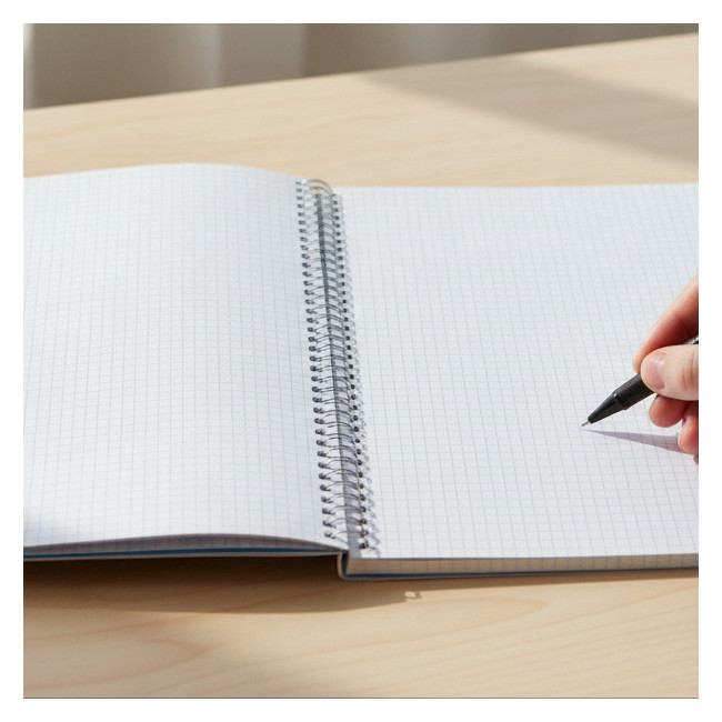 ▷ CUADERNO OXFORD A4 120HJ 5X5 ICE EXPLORER | Taine - Imagen 2