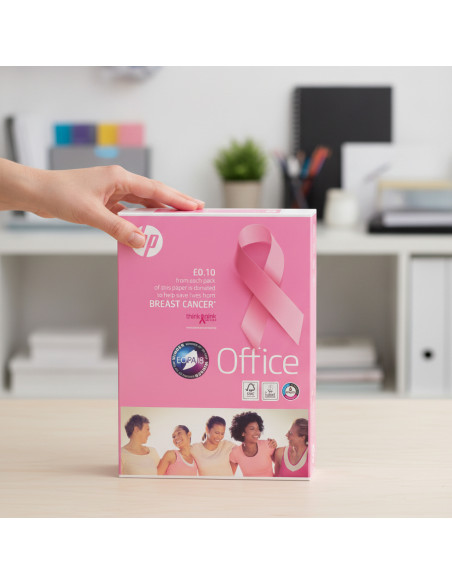 ▷ PAPEL A4 80GR 500HJ HP OFFICE PINK REAM | Taine - Imagen 2