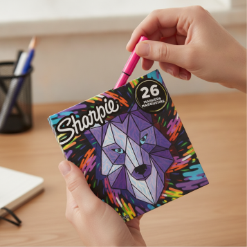 ▷ ROTULADORES SHARPIE 26 UDS ESTUCHE PEZ FINE | Taine - Imagen 2