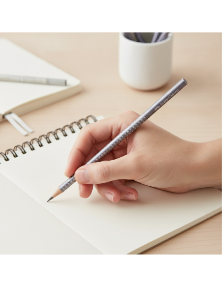 ▷ LAPIZ FABER CASTELL SPARKLE PERLADO GRIS | Taine - Imagen 2