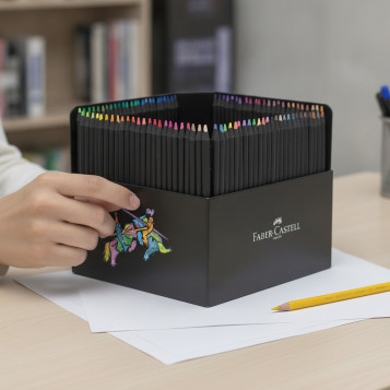 ▷ LAPICES FABER CASTELL 100 UDS COLORES BLACK EDITION | Taine - Imagen 2