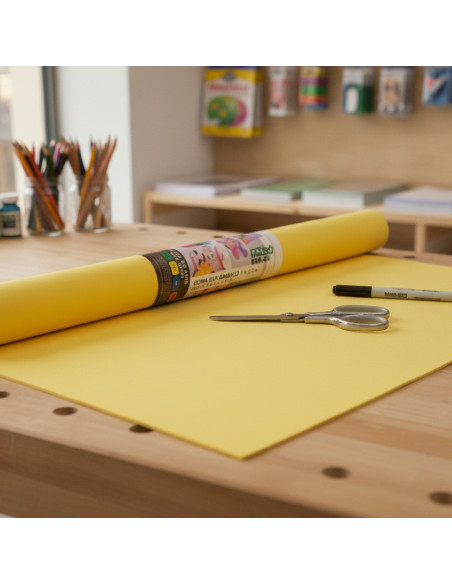 ▷ GOMA EVA AMARILLO ROLLO 1 X 2 m FAIBO 659-05 | Taine - Imagen 2
