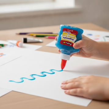 ▷ PEGAMENTO FIXOKIDS PURPURINA NEON 100ML SURTIDOS | Taine - Imagen 2