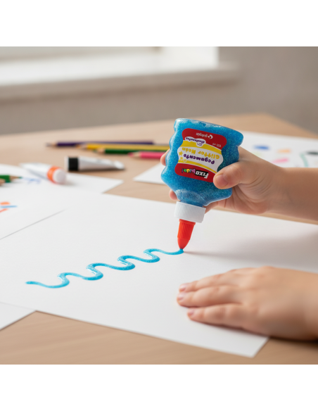 ▷ PEGAMENTO FIXOKIDS PURPURINA NEON 100ML SURTIDOS | Taine - Imagen 2