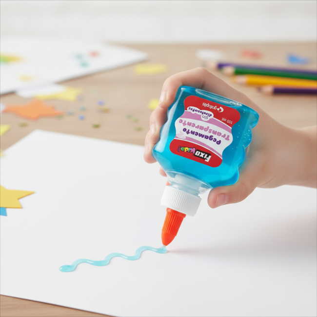 ▷ PEGAMENTO FIXO KIDS TRANSPARENTE 100ML SURTIDOS | Taine - Imagen 2