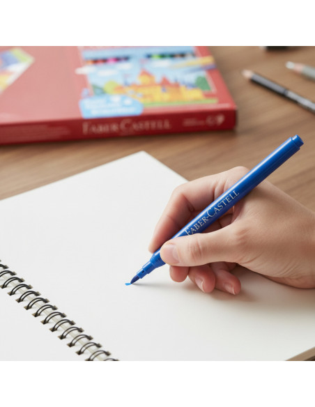 ▷ ROTULADORES FABER CASTELL 24 UDS ESCOLARES MEDIO | Taine - Imagen 2