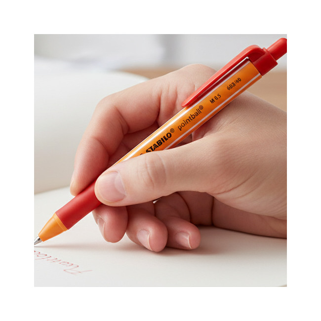 ▷ BOLIGRAFO STABILO RETRÁCTIL POINTBALL ROJO | Taine - Imagen 2