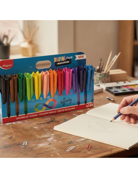 ▷ LAPICES MAPED 144 UDS COLOR INFINITY | Taine - Imagen 2