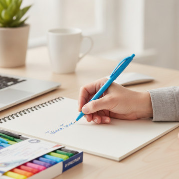▷ BOLIGRAFO STAEDTLER TRIANGULAR BALL 4320 M 10 UDS SURTIDOS | Taine - Imagen 2