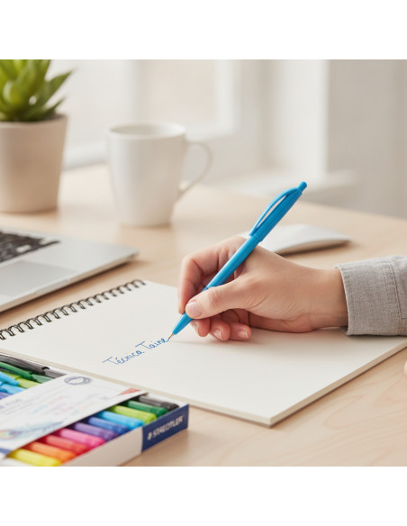 ▷ BOLIGRAFO STAEDTLER TRIANGULAR BALL 4320 M 10 UDS SURTIDOS | Taine - Imagen 2