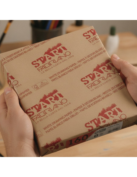 ▷ PACK 200 LAMINAS DIBUJO 160GR A4 FABRIANO STAR | Taine - Imagen 2