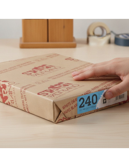 ▷ PACK 125 LAMINAS DIBUJO 240GR A4 FABRIANO STAR | Taine - Imagen 2