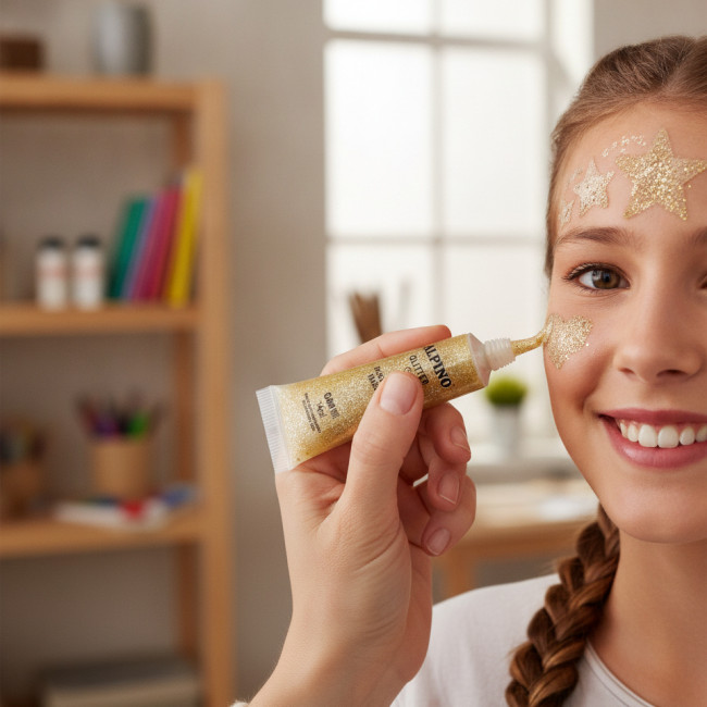 ▷ MAQUILLAJE ALPINO ORO ESTUCHE 6 GLITTER GEL | Taine - Imagen 2