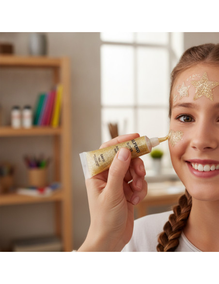 ▷ MAQUILLAJE ALPINO ORO ESTUCHE 6 GLITTER GEL | Taine - Imagen 2
