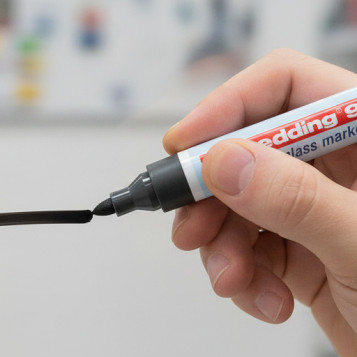 ▷ ROTULADOR NEGRO PARA VIDRIO EDDING 95 | Taine - Imagen 2