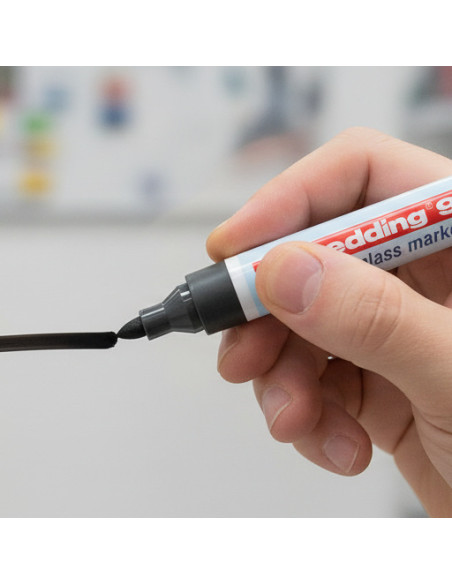 ▷ ROTULADOR NEGRO PARA VIDRIO EDDING 95 | Taine - Imagen 2