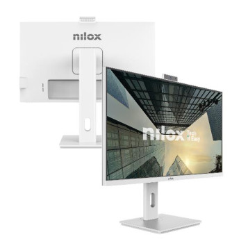▷ MONITOR NILOX 27" IPS REGULABLE WEBCAM 120HZ FULL HD WEBCAM CON MICROFONO ALTAV | Taine - Imagen 1