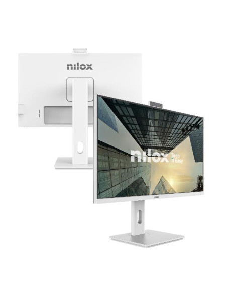▷ MONITOR NILOX 27" IPS REGULABLE WEBCAM 120HZ FULL HD WEBCAM CON MICROFONO ALTAV | Taine - Imagen 1
