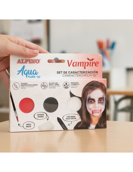 ▷ SET MAQUILLAJE CARACTERIZACION VAMPIRO | Taine - Imagen 2