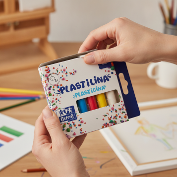 ▷ PLASTILINA OXFORD 6 COLORES 100GRS | Taine - Imagen 2
