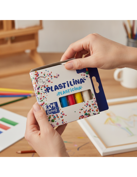 ▷ PLASTILINA OXFORD 6 COLORES 100GRS | Taine - Imagen 2
