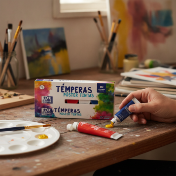 ▷ TEMPERA OXFORD SET 10 COLORES 20ML | Taine - Imagen 2
