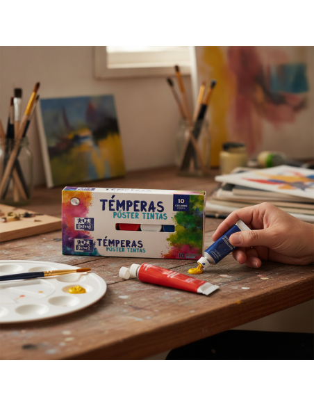 ▷ TEMPERA OXFORD SET 10 COLORES 20ML | Taine - Imagen 2