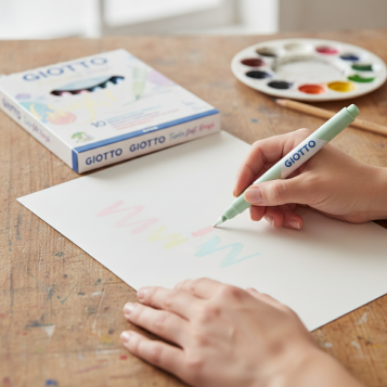 ▷ ROTULADORES GIOTTO 10 UDS PASTEL TURBO SOFT BRUSH | Taine - Imagen 2