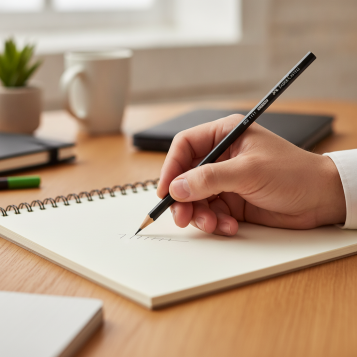 ▷ LAPIZ FABER CASTELL HB/2B GRAFITO 1111 NEGRO | Taine - Imagen 2