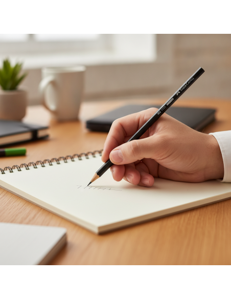 ▷ LAPIZ FABER CASTELL HB/2B GRAFITO 1111 NEGRO | Taine - Imagen 2