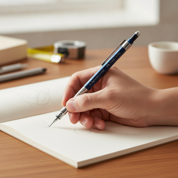 ▷ PORTAMINAS FABER CASTELL 03 TK-FINE VARIO L AZUL | Taine - Imagen 2