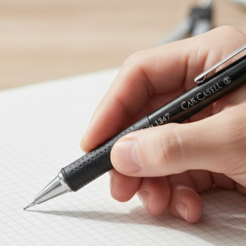 ▷ PORTAMINAS FABER CASTELL GRIP NEGRO 07 | Taine - Imagen 2