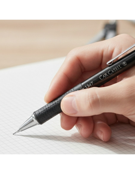 ▷ PORTAMINAS FABER CASTELL GRIP NEGRO 07 | Taine - Imagen 2