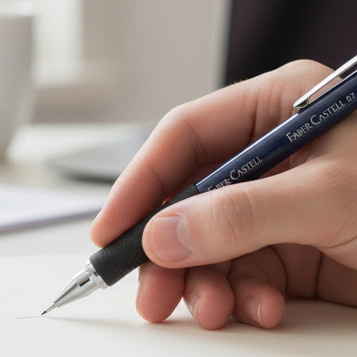 ▷ PORTAMINAS FABER CASTELL GRIP AZUL NAVY OSC 07 PLUS | Taine - Imagen 2