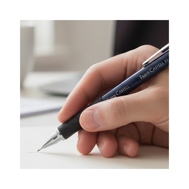 ▷ PORTAMINAS FABER CASTELL GRIP AZUL NAVY OSC 07 PLUS | Taine - Imagen 2