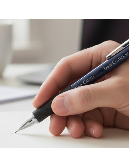 ▷ PORTAMINAS FABER CASTELL GRIP AZUL NAVY OSC 07 PLUS | Taine - Imagen 2