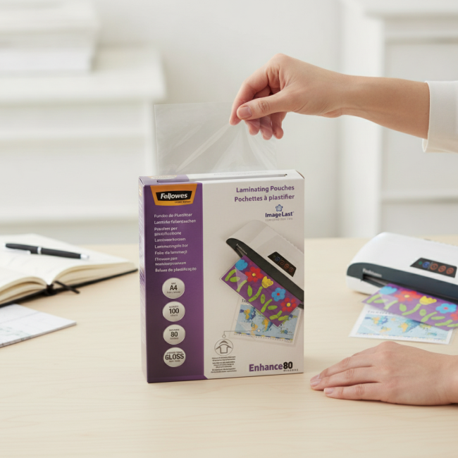 ▷ FUNDAS FELLOWES DE PLASTIFICAR BRILLO | Taine - Imagen 2