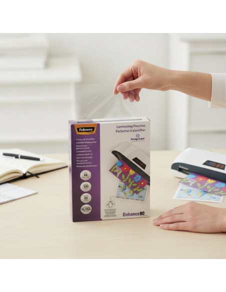 ▷ FUNDAS FELLOWES DE PLASTIFICAR BRILLO | Taine - Imagen 2
